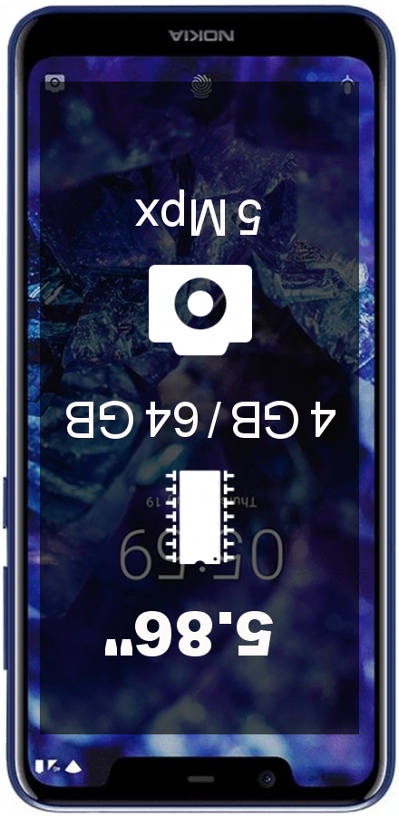 Nokia 5.1 Plus 64GB TA-1102 IN smartphone