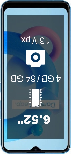 Realme C11 2021 4GB · 64GB smartphone