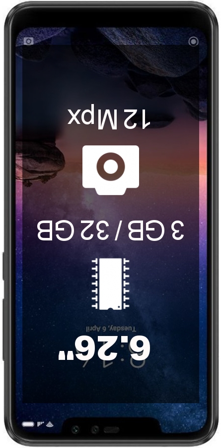 Xiaomi Redmi Note 6 Pro 3GB 32GB IN smartphone