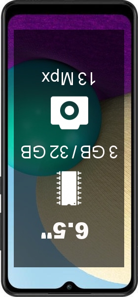 Samsung Galaxy A02 3GB · 32GB · SM-A022F smartphone