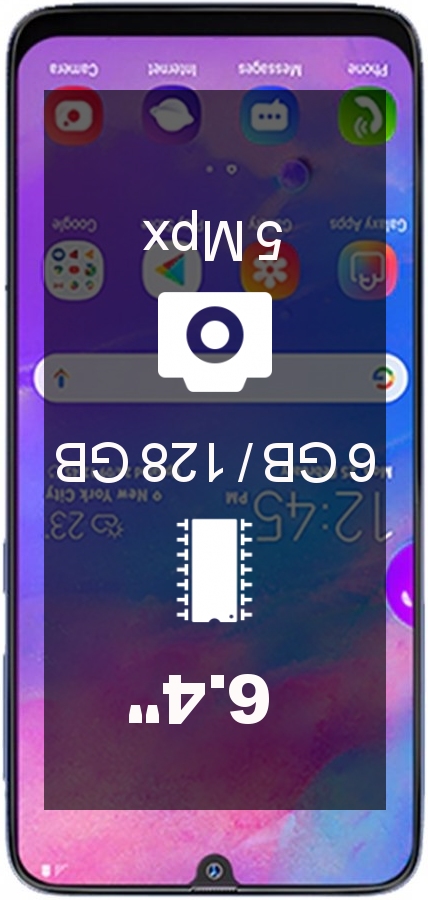 Samsung Galaxy M30 6GB 128GB SM-M305F smartphone
