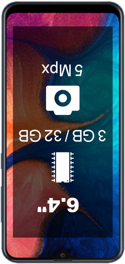 Samsung Galaxy A20 SM-A205GN smartphone