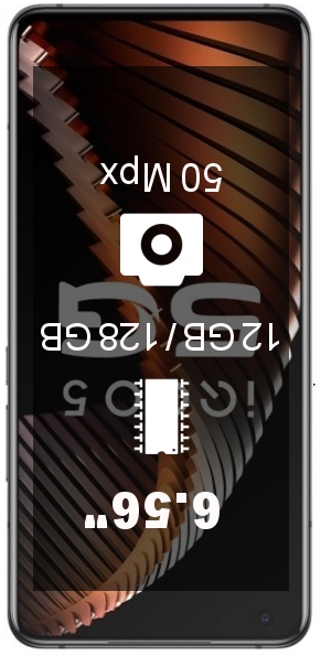 Vivo iQOO 5 12GB · 128GB smartphone