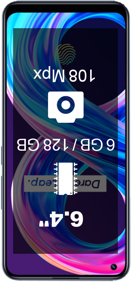 Realme 8 Pro 6GB · 128GB smartphone