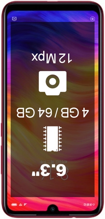 Xiaomi Redmi Note 7 IN 4GB 64GB smartphone