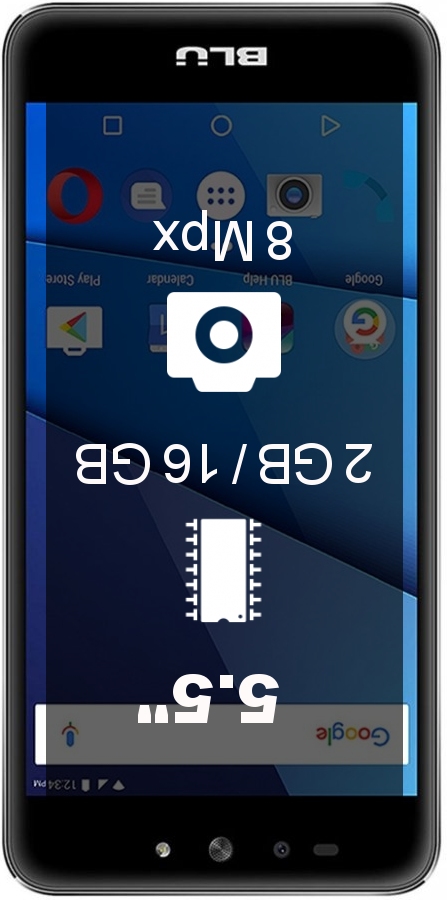 BLU Grand XL 2GB 16GB (4G) smartphone