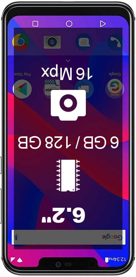 BLU Vivo XI+ Plus 6GB 128GB smartphone