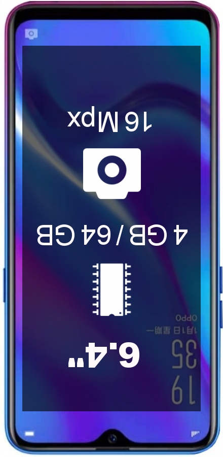 Oppo K1 4GB 64GB PBCM30 CN smartphone