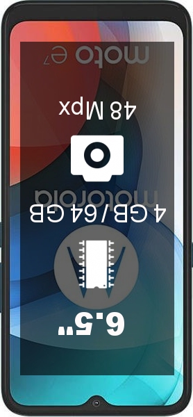 Motorola Moto E7 4GB · 64GB smartphone