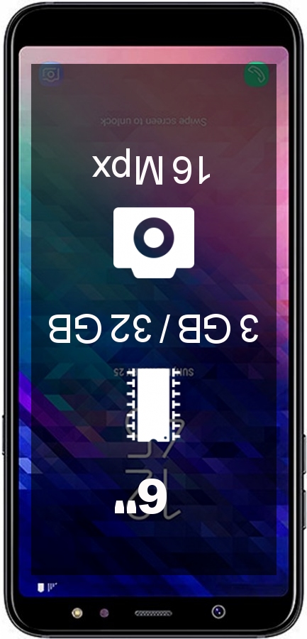 Samsung Galaxy A6 Plus (2018) 3GB 32GB smartphone