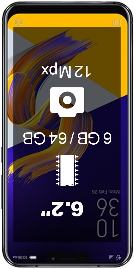 ASUS Zenfone 5z ZS620KL VA 6GB 64GB smartphone