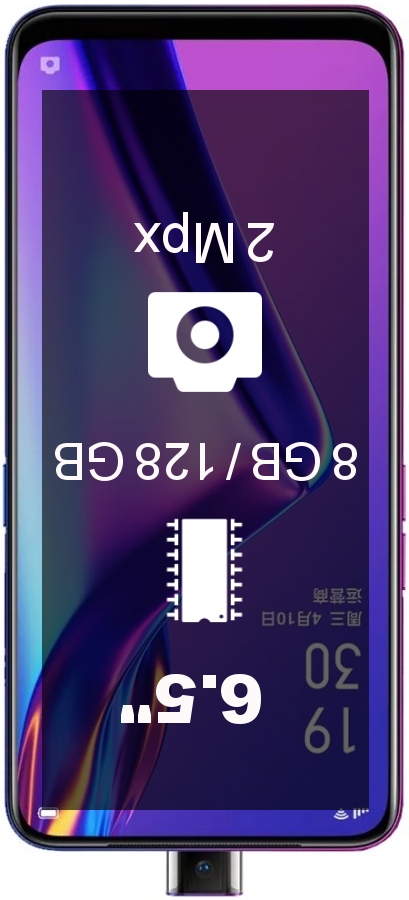 Oppo K3 PCGM00 8GB 128GB smartphone