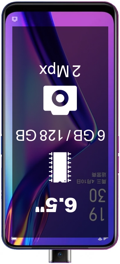 Oppo K3 PCGM00 6GB 128GB smartphone