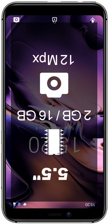 UMiDIGI A3 2GB 16GB smartphone