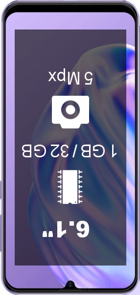 Ulefone Note 6 1GB · 32GB smartphone