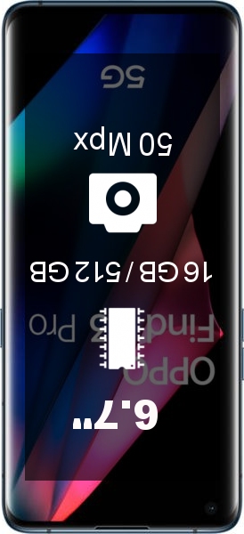 Oppo Find X3 Pro 16GB · 512GB · Mars Edition smartphone