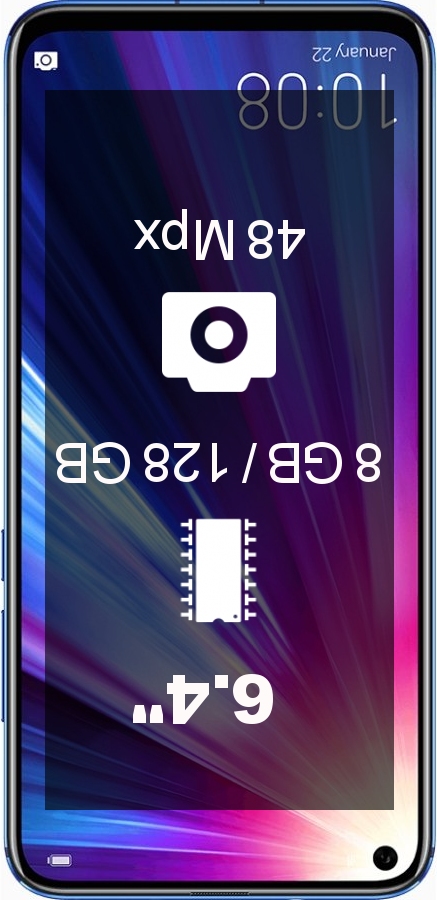 Huawei Honor View 20 PCT-AL10 8GB 128GB smartphone