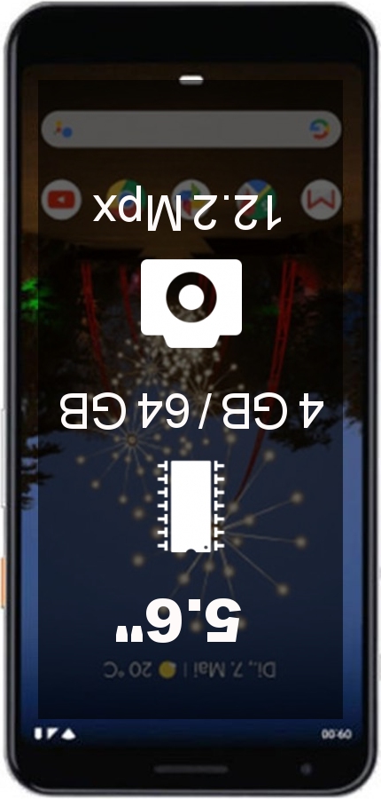 Google Pixel 3a AM G020A smartphone