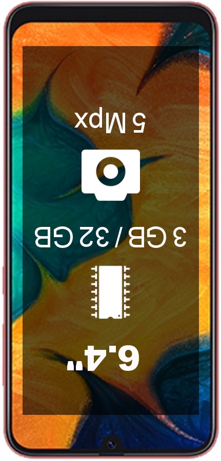 Samsung Galaxy A30 SM-A305G 3GB 32GB smartphone