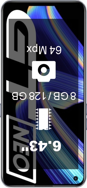 Realme GT Neo 8GB · 128GB smartphone