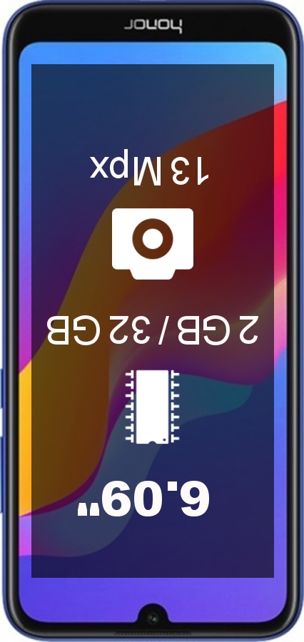 Huawei Honor Play 8A LX3 2GB 32GB smartphone