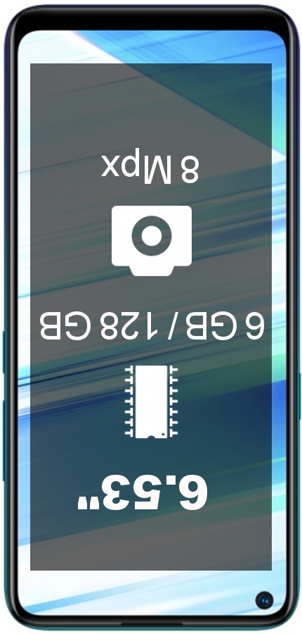 Vivo Z5x 6GB 128GB smartphone
