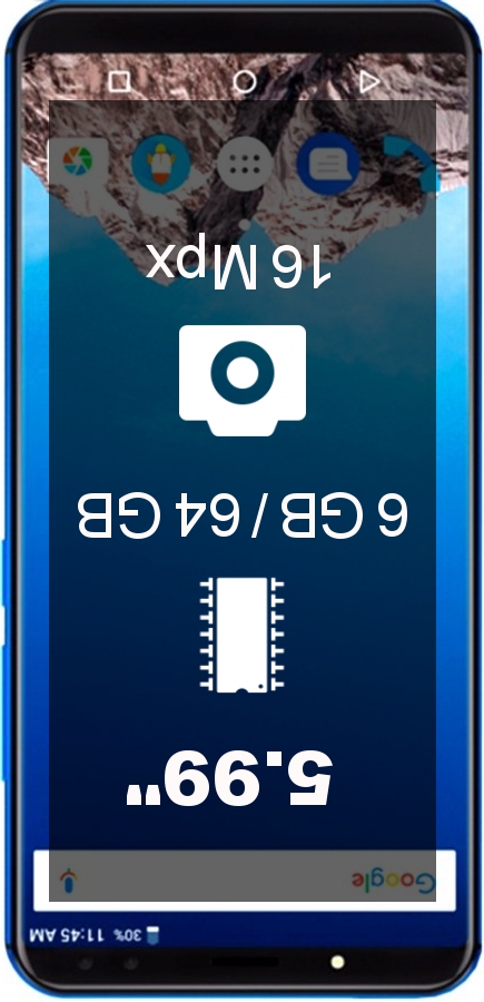Vernee X1 6GB-64GB smartphone