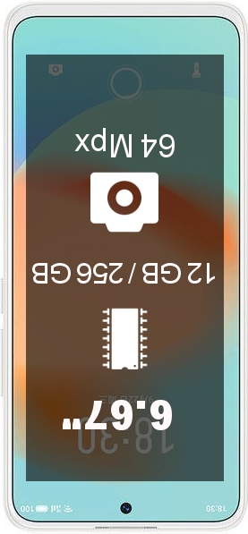 MEIZU 18X 12GB · 256GB smartphone