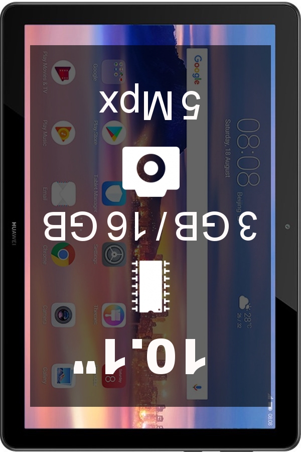 Huawei MediaPad T5 10" Wi-Fi 16GB LTE tablet