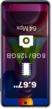 Samsung Galaxy M51 8GB · 128GB smartphone