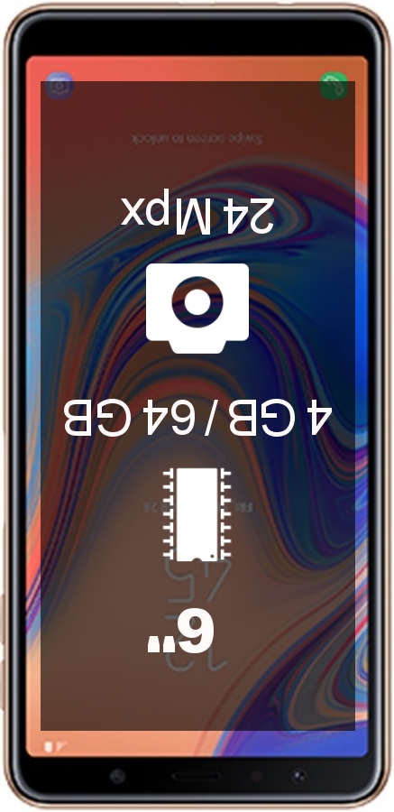 Samsung Galaxy A7 (2018) A750 GN/DS 64GB smartphone
