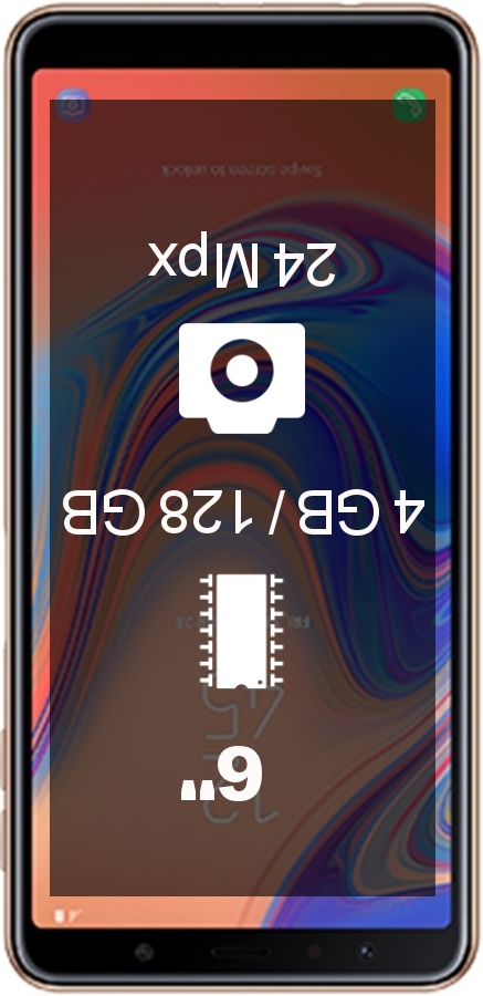 Samsung Galaxy A7 (2018) A750 GN/DS 128GB smartphone