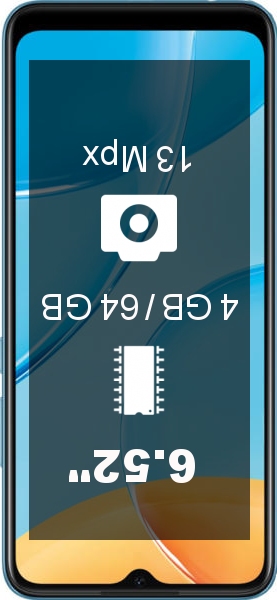 Oppo A35 4GB · 64GB smartphone
