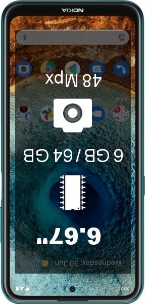 Nokia X10 6GB · 64GB smartphone