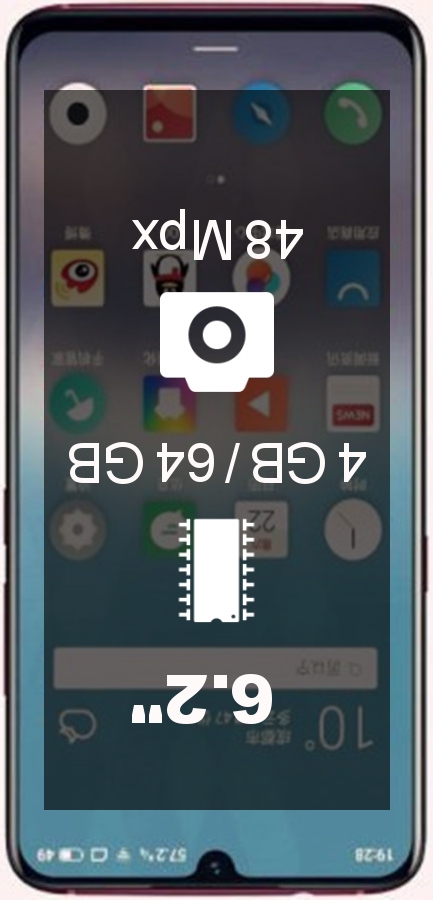 MEIZU Note 9 M923Q 4GB 64GB smartphone