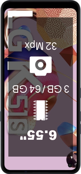 LG K51S 3GB · 64GB smartphone
