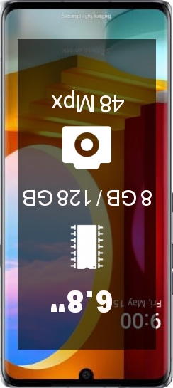 LG Velvet 8GB · 128GB smartphone