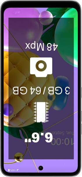 LG K52 3GB · 64GB smartphone