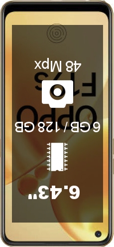 Oppo F19s 6GB · 128GB smartphone