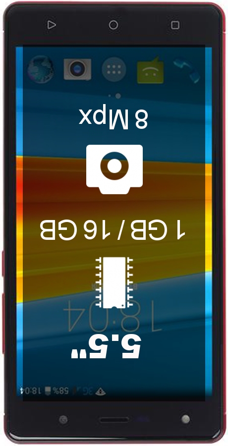 DEXP Ixion M355 smartphone