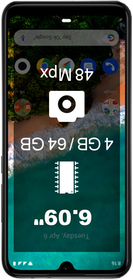 Xiaomi Mi A3 4GB 64GB smartphone