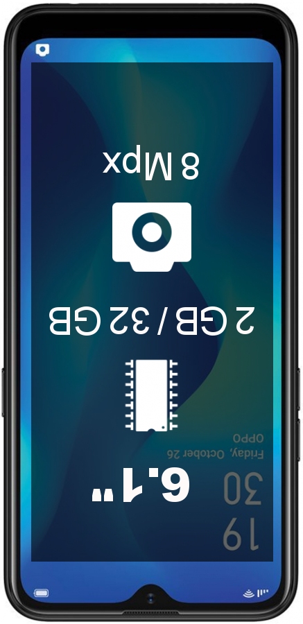Oppo A1k smartphone