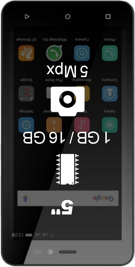 Gionee P5w smartphone