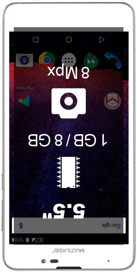 Multilaser MS55M smartphone