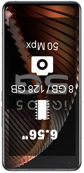 Vivo iQOO 5 8GB · 128GB smartphone