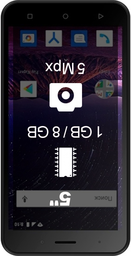 Vertex Impress Luck NFC smartphone