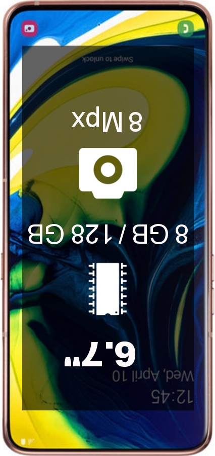 Samsung Galaxy A80 A805FD smartphone