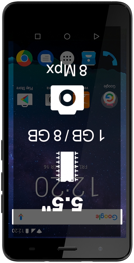 Verykool Alpha S5526 smartphone