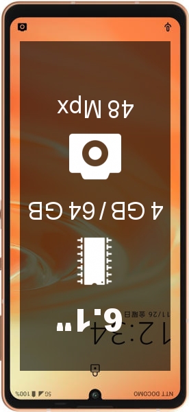 Sharp Aquos Sense6 4GB · 64GB smartphone