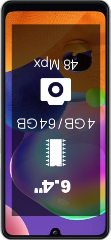 Samsung Galaxy A31 4GB · 64GB smartphone